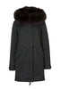 Black Parka Dark Smoke Sable