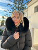 Verbier Faux Fur Black Padded Coat
