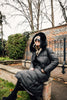 Verbier Faux Fur Black Padded Coat