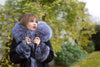 Black Parka with Silver Fox Fur (Long)