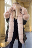 Camo Parka with Champagne Fur  (Long)