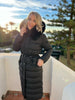 Verbier Faux Fur Black Padded Coat
